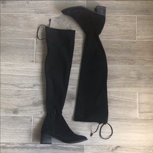 Black boots over the knee